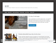 Tablet Screenshot of imagoodwoman.com
